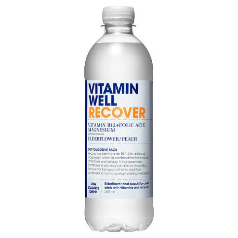 Vitamin Well Recover with Flavour of Elderflower / Peach 500ml