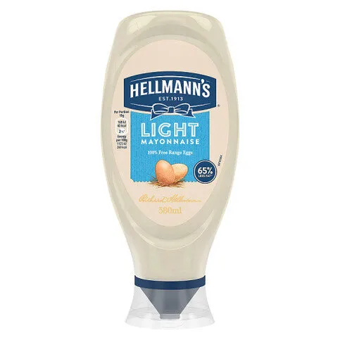 Hellmann's Light Mayonnaise Condiment 580 ml