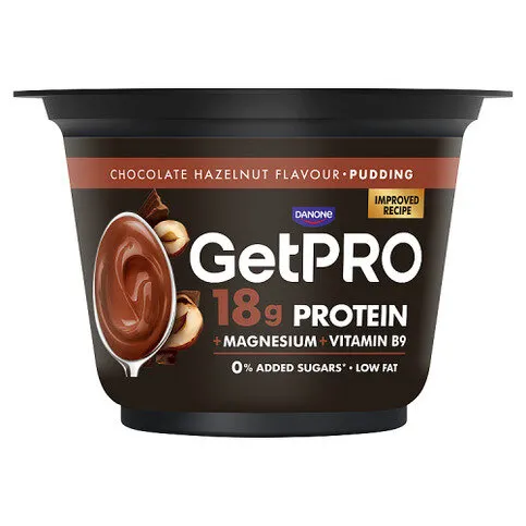 GetPro Chocolate Hazelnut Flavour Pudding 180g